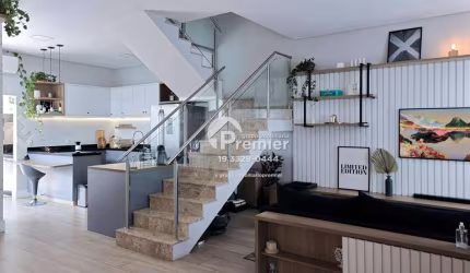 PORTEIRA FECHADA - Casa com 3 dormitórios à venda, 170 m² por R$ 1.490.000 - Jardim Park Real - Indaiatuba/SP