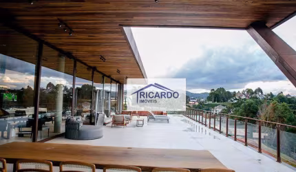 Casa Altíssimo Padrão com 11 suítes à venda, 1700 m² por R$ 35.000.000 - Capivari - Campos do Jordão/SP