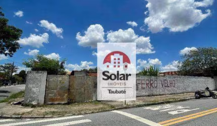 Terreno para alugar, 600 m² por R$ 1.610,00/mês - Jardim Gurilândia - Taubaté/SP