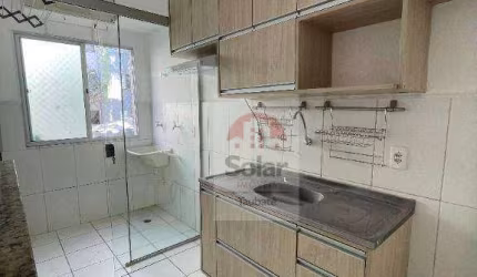 Apartamento com 2 dormitórios para alugar, 46 m² por R$ 1.200,00/mês - Barranco - Taubaté/SP