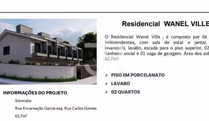 Sobrado à venda no bairro Wanel Ville - Sorocaba/SP, OESTE