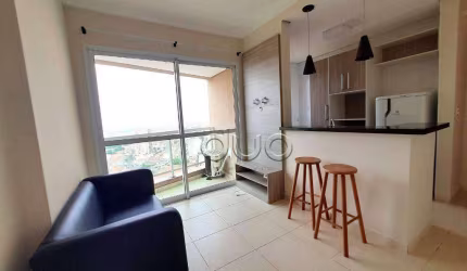 Apartamento com 1 dormitório para alugar, 37 m² por R$ 2.437,31/mês - Vila Independência - Piracicaba/SP