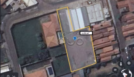 Terreno, 1255 m² - venda por R$ 850.000,00 ou aluguel por R$ 3.013,33/mês - São Jorge - Piracicaba/SP