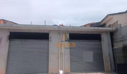 Galpão 58m² com banheiro e 2 vagas - Jd. das Esmeraldas