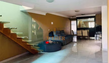 Sobrado, 92m² com 2 dormitórios, 1 vaga e espaço gourmet - Jd. Salete