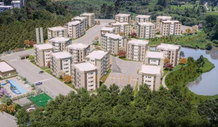 Apartamento com 2 dormitórios para alugar, 48 m² por R$ 2.401,00/mês - Vila Monte Serrat - Cotia/SP