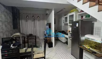 Flat com 2 dormitórios à venda, 74 m² por R$ 583.000,00 - Gonzaga - Santos/SP