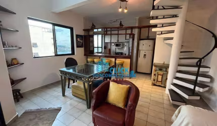 FLAT DUPLEX - MOBILIADO - UM DORMITÓRIO - VENDA E LOCAÇÃO - PONTA DA PRAIA - SANTOS/SP