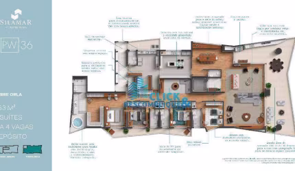 APARTAMENTO - VENDA - 4 OU 3 SUÍTES - LANÇAMENTO 2027 - LAZER - GONZAGA - SANTOS/SP (AP7995)