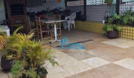 COBERTURA TRIPLEX - VENDA - 4 QUARTOS (4 SUÍTES) - 1 VAGA - VILA BELMIRO - SANTOS/SP (CO0230)