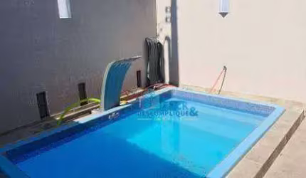 CASA EM VILLAGE - 2 SUÍTES - PISCINA - CHURRASQUEIRA - MACUCO - SANTOS/SP (VL0164)