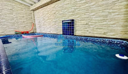 SOBRADO - VENDA - 3 QUARTOS (1 SUITE) - PISCINA - CHURRSQUEIRA - BOQUEIRÃO - SANTOS/SP (SO0301)