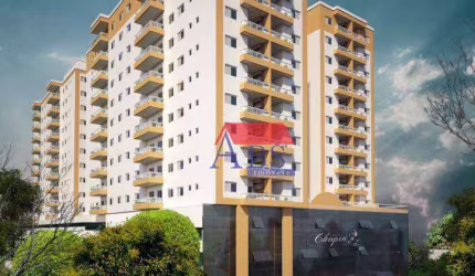 Apartamento com 2 dormitórios à venda, 60 m² por R$ 456.300 - Boqueirão - Praia Grande/SP