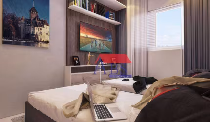 Apartamento com 2 dormitórios à venda, 57 m² por R$ 426.600 - Boqueirão - Praia Grande/SP