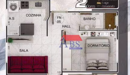 Apartamento bem localizado. Aceita FGTS e financiamento.