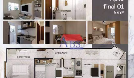 Apartamento bem localizado. Aceita FGTS, financiamento e Minha Casa Minha Vida.
