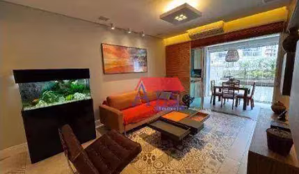 Apartamento com 2 dormitórios à venda, 136 m² por R$ 1.650.000 - Gonzaga - Santos/SP
