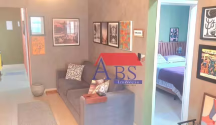 Apartamento com 1 dormitório mobiliado à venda, 56 m² por R$ 430.000 - Canto do Forte - Praia Grande/SP