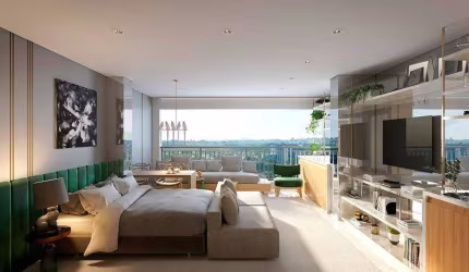 Studio para venda com 1 quarto, sendo 1 suíte, 35m²