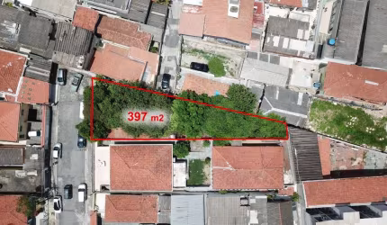 Terreno residencial para venda, 397m²