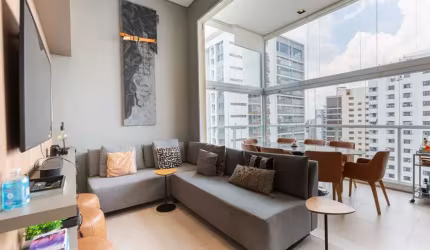 Apartamento tipo para venda com 1 quarto, sendo 1 suíte, 43m²