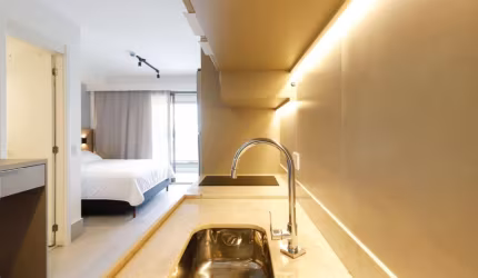 Apartamento tipo para venda com 1 quarto, 31m²