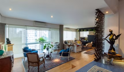 Apartamento tipo para venda e locação com 4 quartos, sendo 3 suítes, 272m²