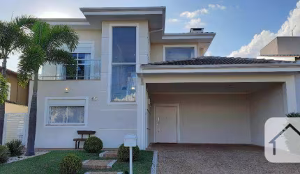 Bela Casa em Residencial privilegiado, com 3 suítes, 311 m2, por R$ 1.880.000, no Condomínio Ville de France - Itatiba/SP