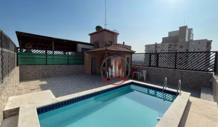 Cobertura com 3 dormitórios à venda, 216 m² por R$ 990.000 - Tupi - Praia Grande/SP