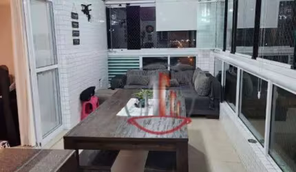 Apartamento com 3 dormitórios à venda, 142 m² por R$ 905.000,00 - Vila Assunção - Praia Grande/SP