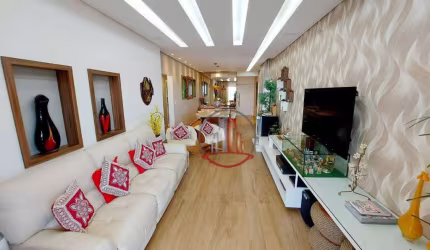 Apartamento com 4 dormitórios à venda, 212 m² por R$ 2.950.000,00 - Canto do Forte - Praia Grande/SP