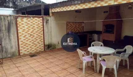 Sobrado com 3 dormitórios à venda, 178 m² por R$ 530.000,00 - Tude Bastos (Sítio do Campo) - Praia Grande/SP