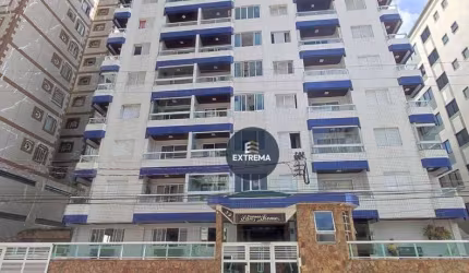 Apartamento com 2 dormitórios à venda, 77 m² por R$ 389.000,00 - Cidade Ocian - Praia Grande/SP