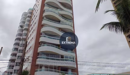 Apartamento de 1 dormitório a venda em Praia Grande, vista mar.
