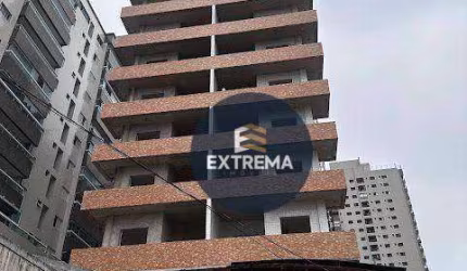 Apartamento novo com Vista para o mar  com 1 Suite , varando Gourmet e lazer completo  à venda,  por R$ 339.000 -  Guilhermina - Praia Grande/SP