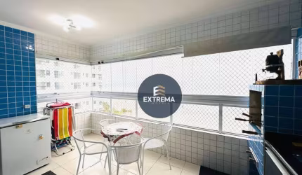 Apartamento com 2 dormitórios à venda, 86 m² por R$ 565.000 - Maracanã - Praia Grande/SP