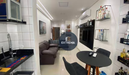 Apartamento de 1 dormitório sendo 1 suíte a venda em Praia Grande, mobiliado