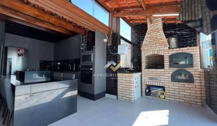 Cobertura com 3 dormitórios à venda, 122 m² por R$ 660.000,00 - Vila Alzira - Santo André/SP