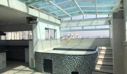 Cobertura para alugar, 198 m² por R$ 9.412,00/mês - Campestre - Santo André/SP