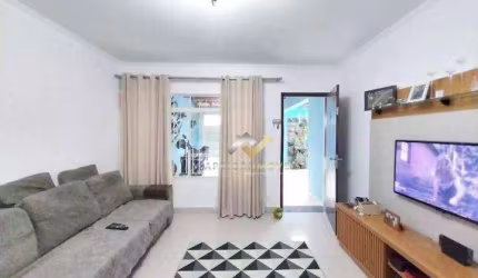 Sobrado com 3 dormitórios à venda, 111 m² por R$ 530.000,00 - Vila Scarpelli - Santo André/SP