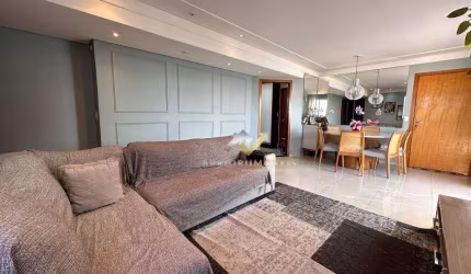 Apartamento com 3 dormitórios para alugar, 97 m² por R$ 4.539,00/mês - Campestre - Santo André/SP