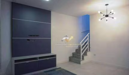 Cobertura com 1 dormitório à venda, 86 m² por R$ 580.000,00 - Vila Alzira - Santo André/SP