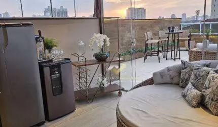 Cobertura com 3 dormitórios à venda, 140 m² por R$ 840.000,00 - Vila Humaitá - Santo André/SP