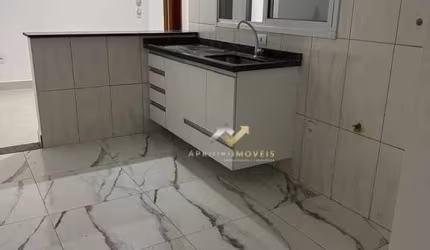 Apartamento com 1 dormitório para alugar, 42 m² por R$ 1.365,00/mês - Utinga - Santo André/SP