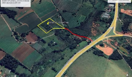 Área à venda, 20647 m² por R$ 1.600.000,00 - Limeira - Pouso Alegre/MG