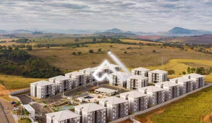 Apartamento com 2 dormitórios à venda, 50 m² por R$ 158.000 - Cidade Jardim - Pouso Alegre/MG