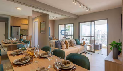 Apartamento com 2 dormitórios à venda, 64 m² por R$ 750.000,00 - Belém - São Paulo/SP