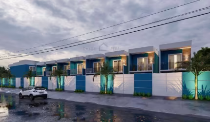 Casa à venda em Magé, Leque Azul (Praia de Mauá), com 2 quartos, com 73.5 m², Residencial Leque Azul