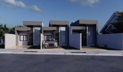 Casa para Venda em Cascavel, Porto Seguro, 2 dormitórios, 1 suíte, 2 banheiros, 1 vaga