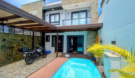 Sobrado 3 quartos, mobiliado, perto do mar, Canoas